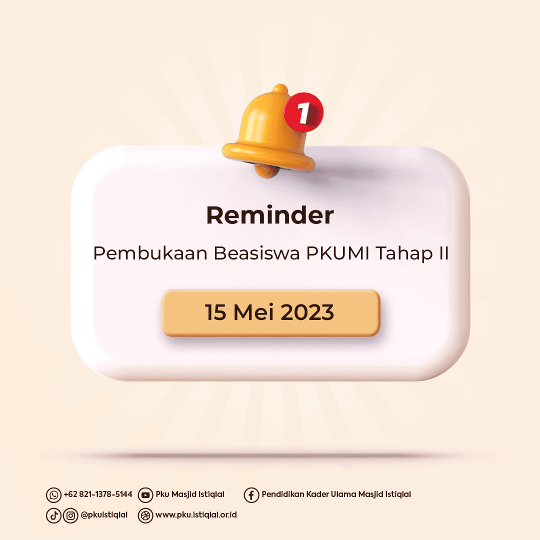PKU Masjid Istiqlal Buka Pendaftaran LoA untuk Bebas TBS LPDP